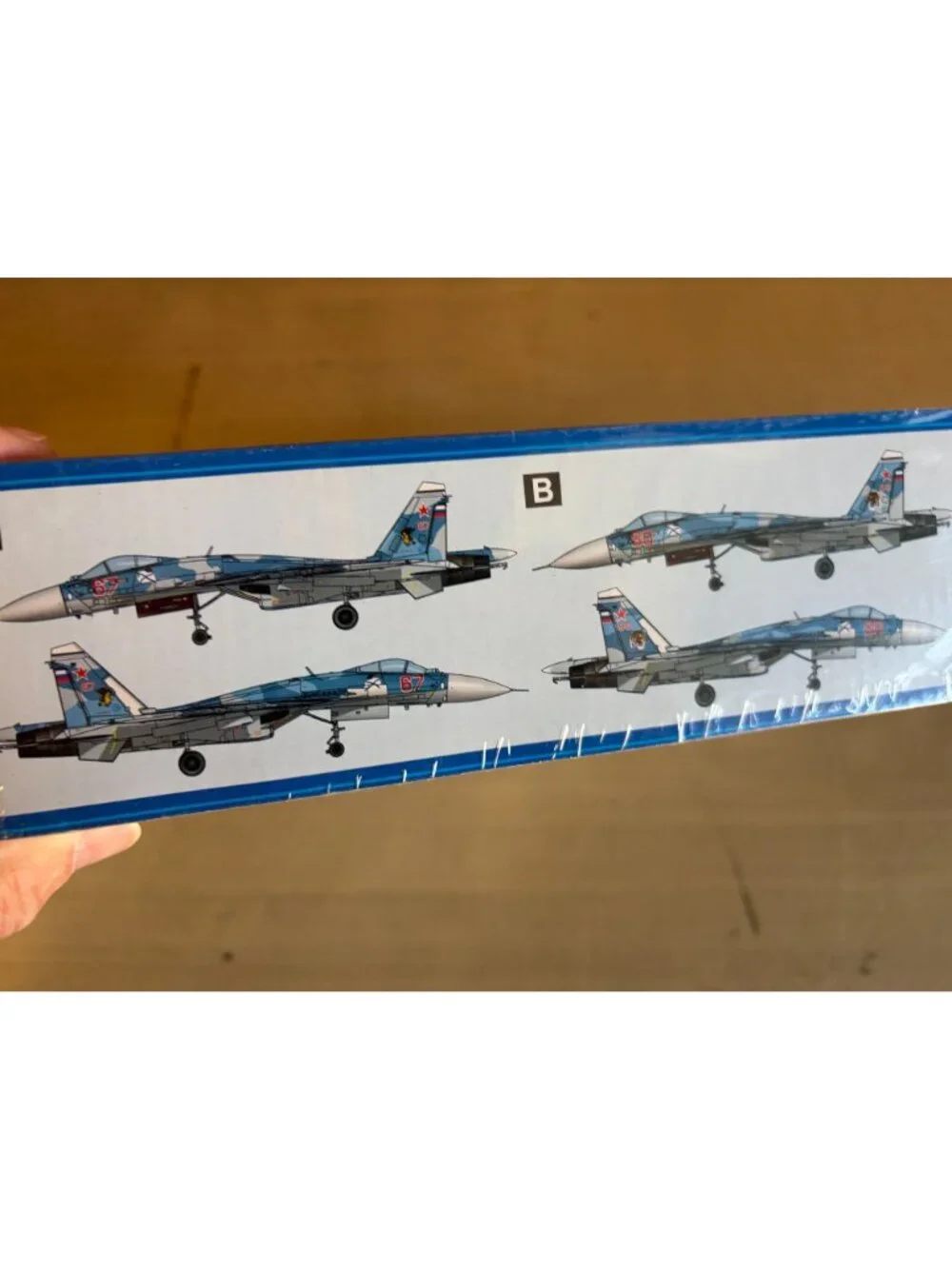 TRP01667 1:72 Trumpeter Russian Su-33 Flanker D Jet Model kit sealed